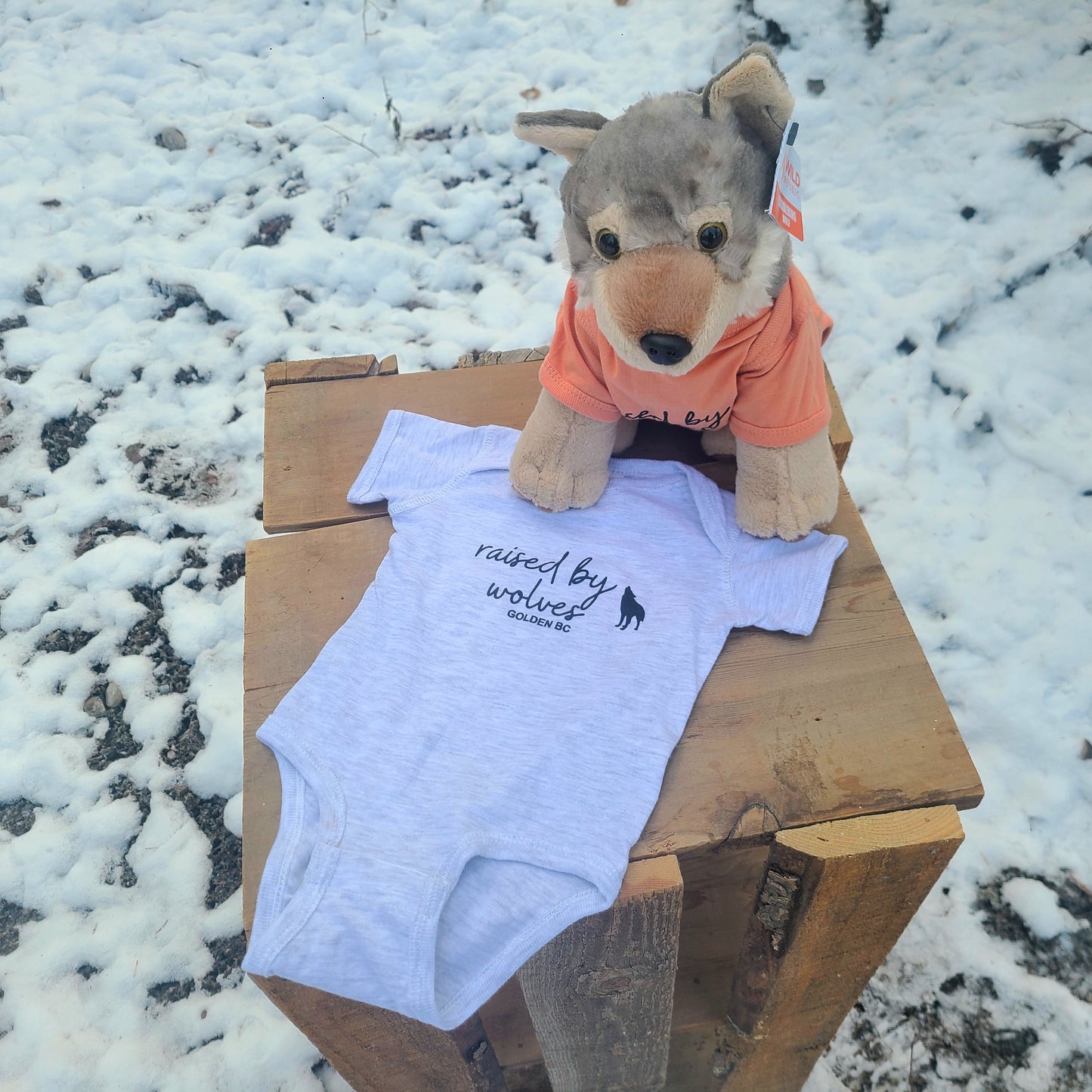 'Raised by Wolves' Onesie - Three Colors!