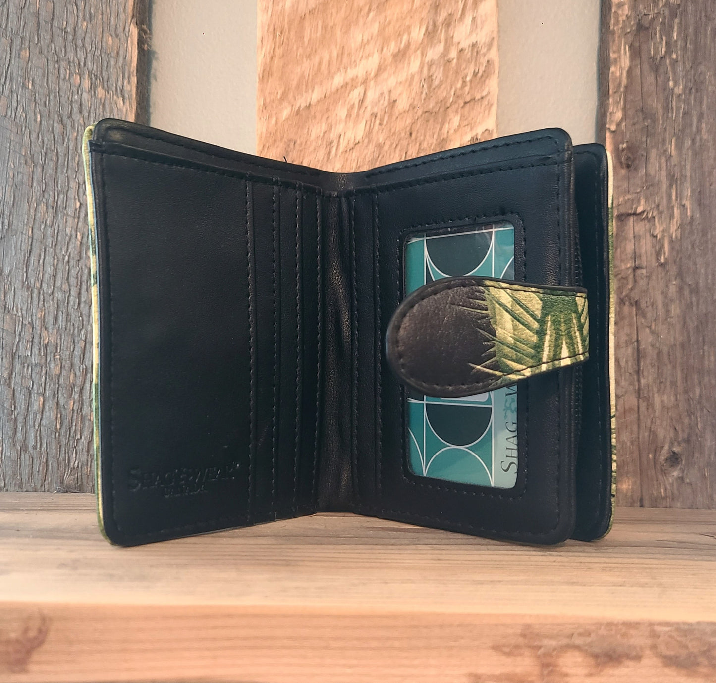 Small Wolf Family Wallet in Black