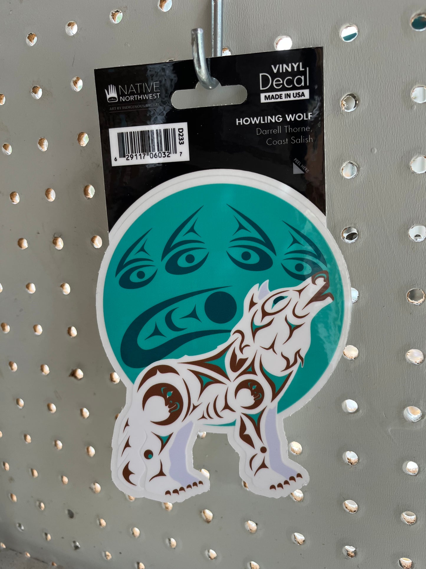 Howling Wolf Vinyl Decal