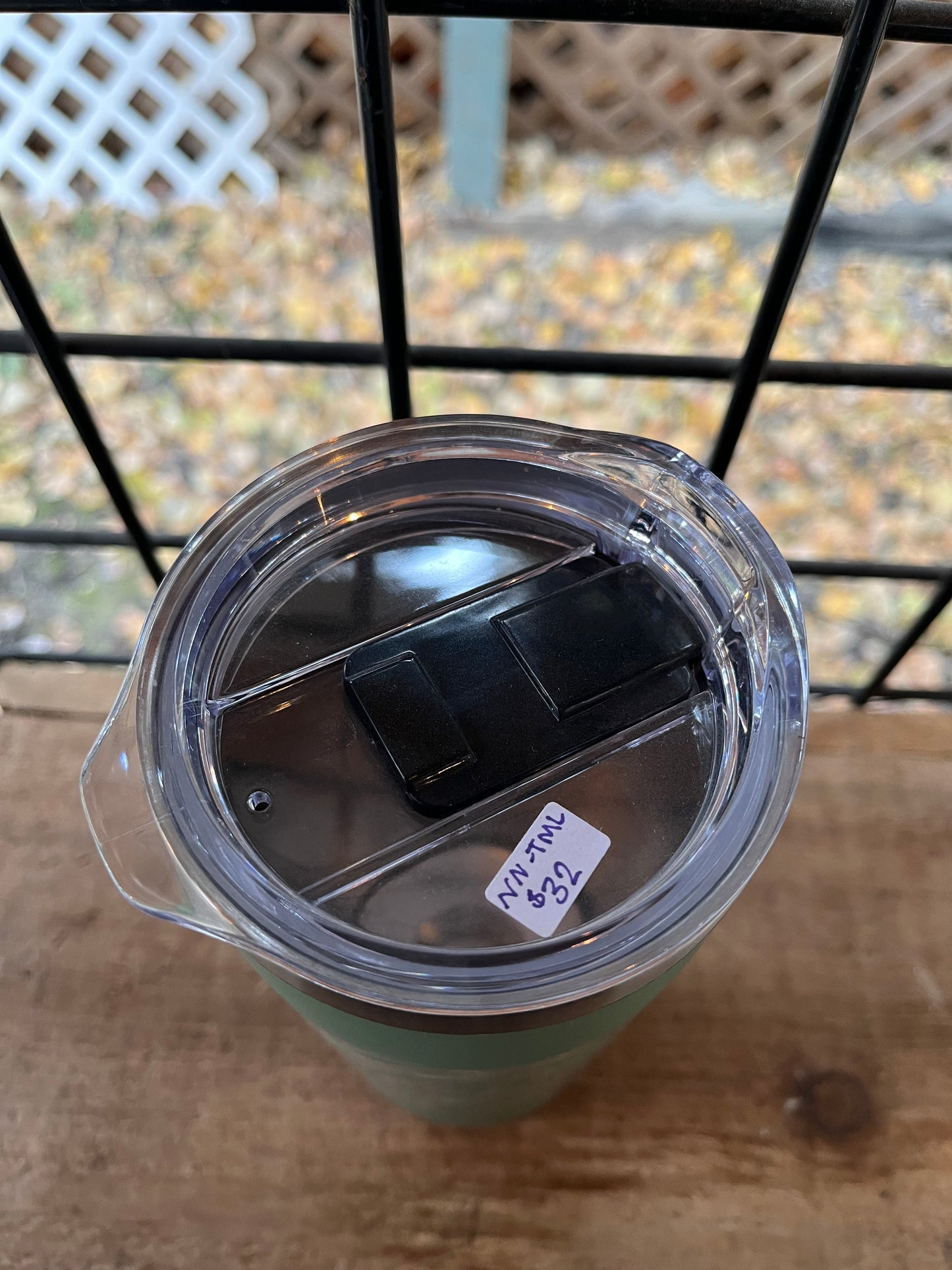 20oz Travel Mug - Indigenous Wolf Design