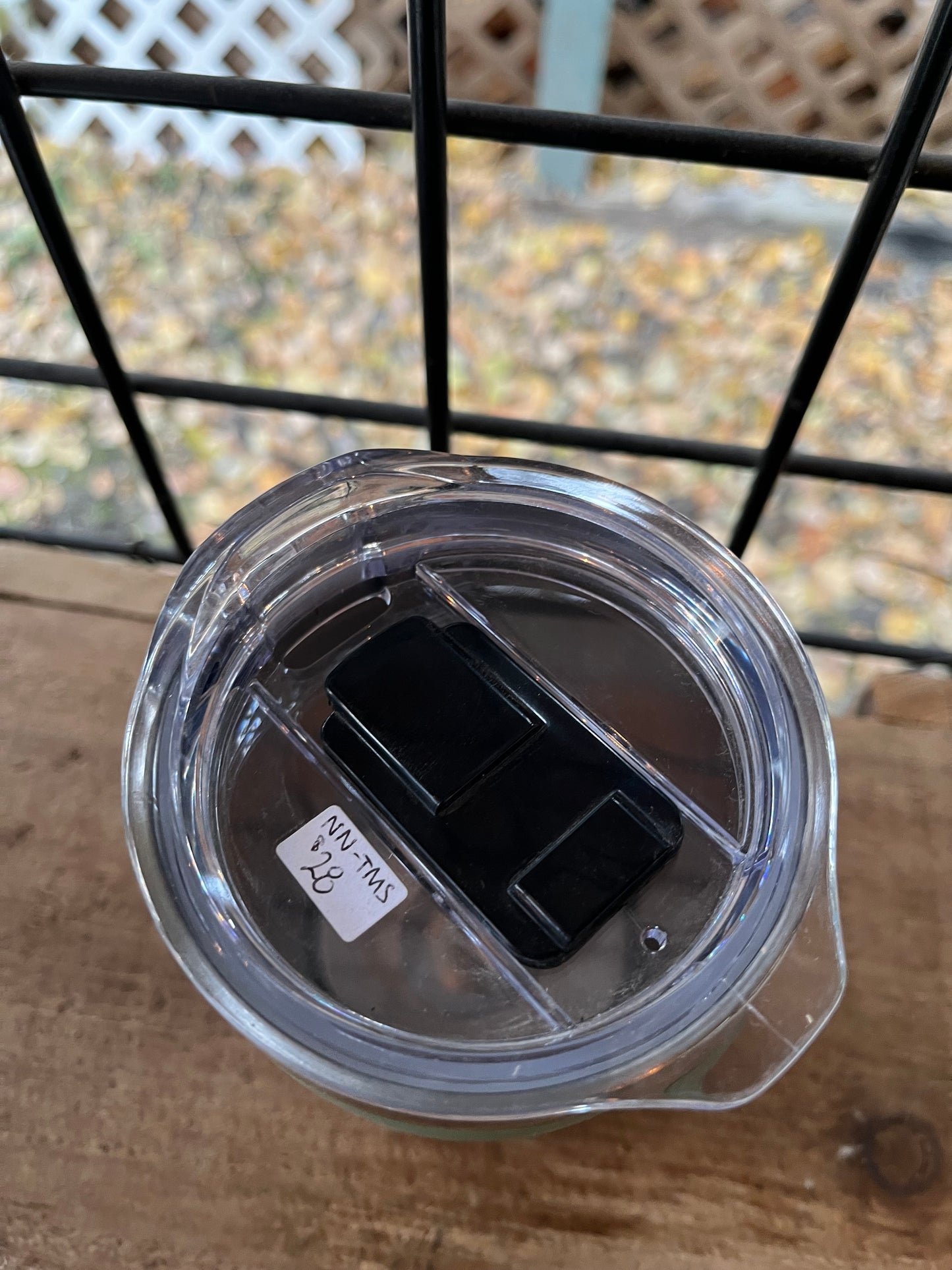 16oz Travel Mug - Indigenous Wolf Design