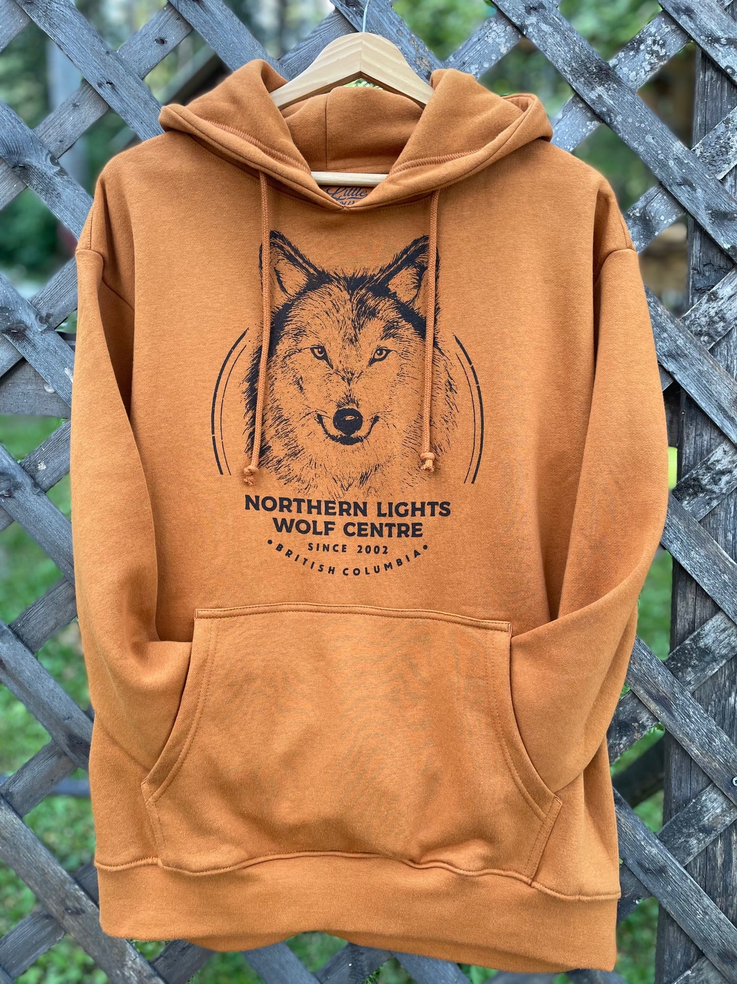 Wolf Face Hoodie - Orange