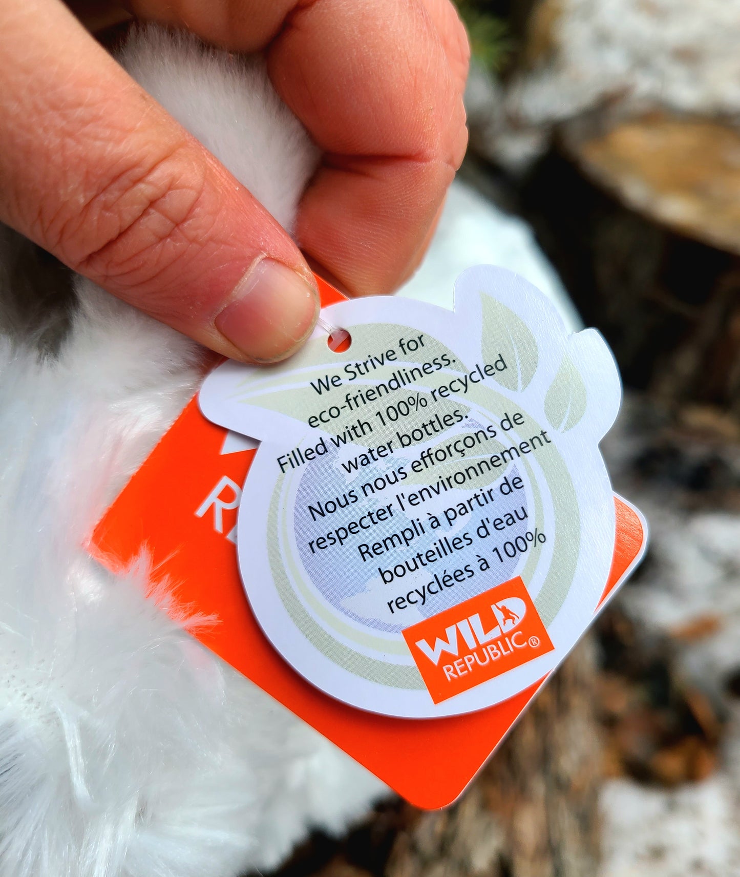 White Wolf 'Flora' Plushie - Wild Republic