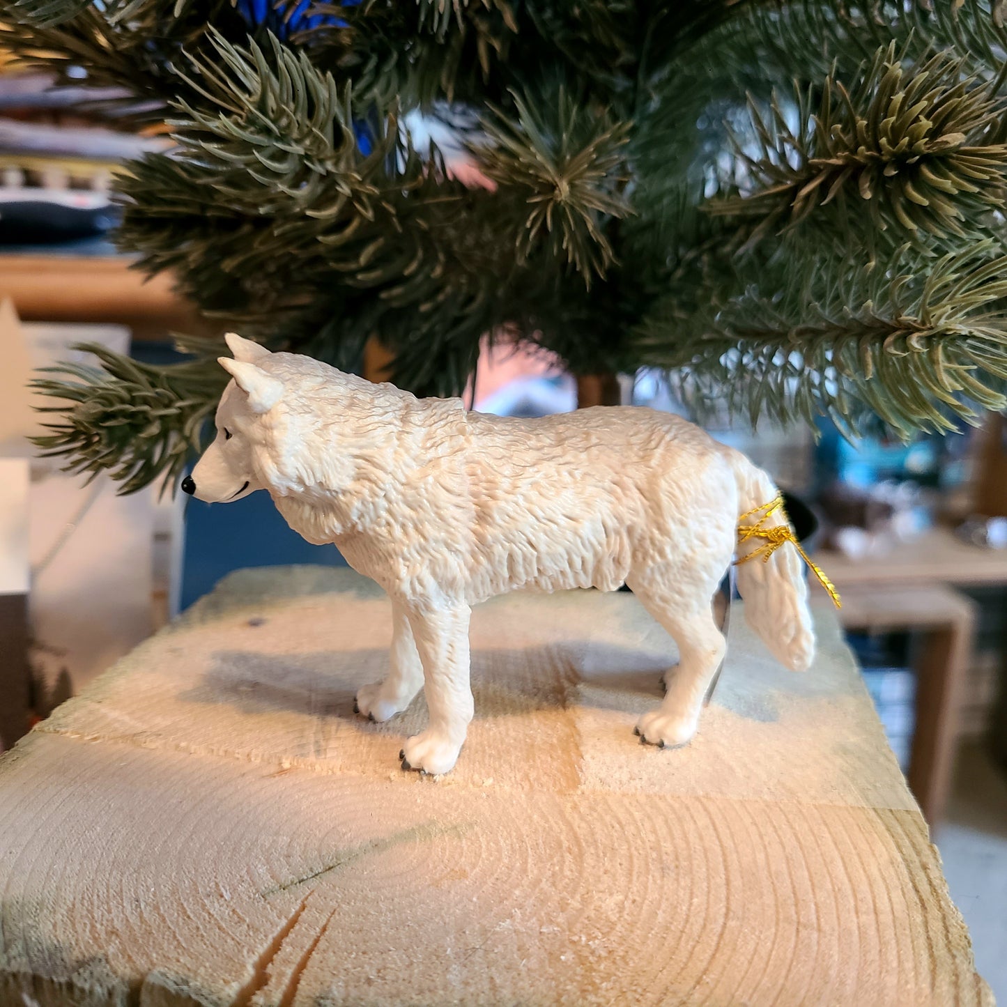 Wolf Spielzeug/Figur – Weiß