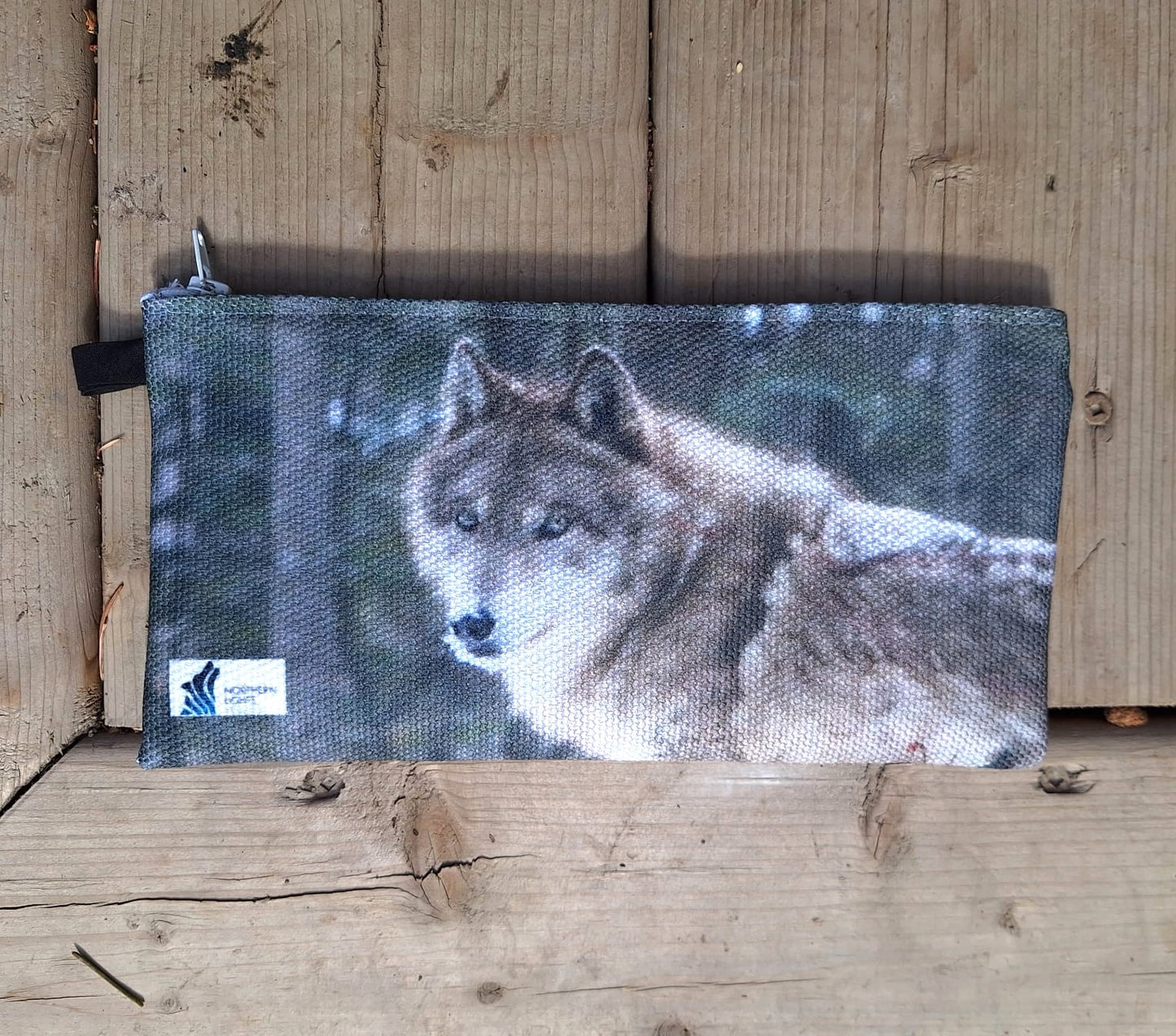 Pouch Featuring Our Resident Wolves