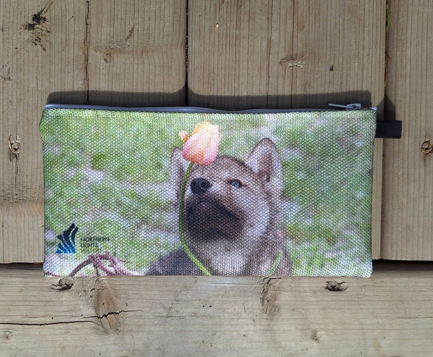 Pouch Featuring Our Resident Wolves