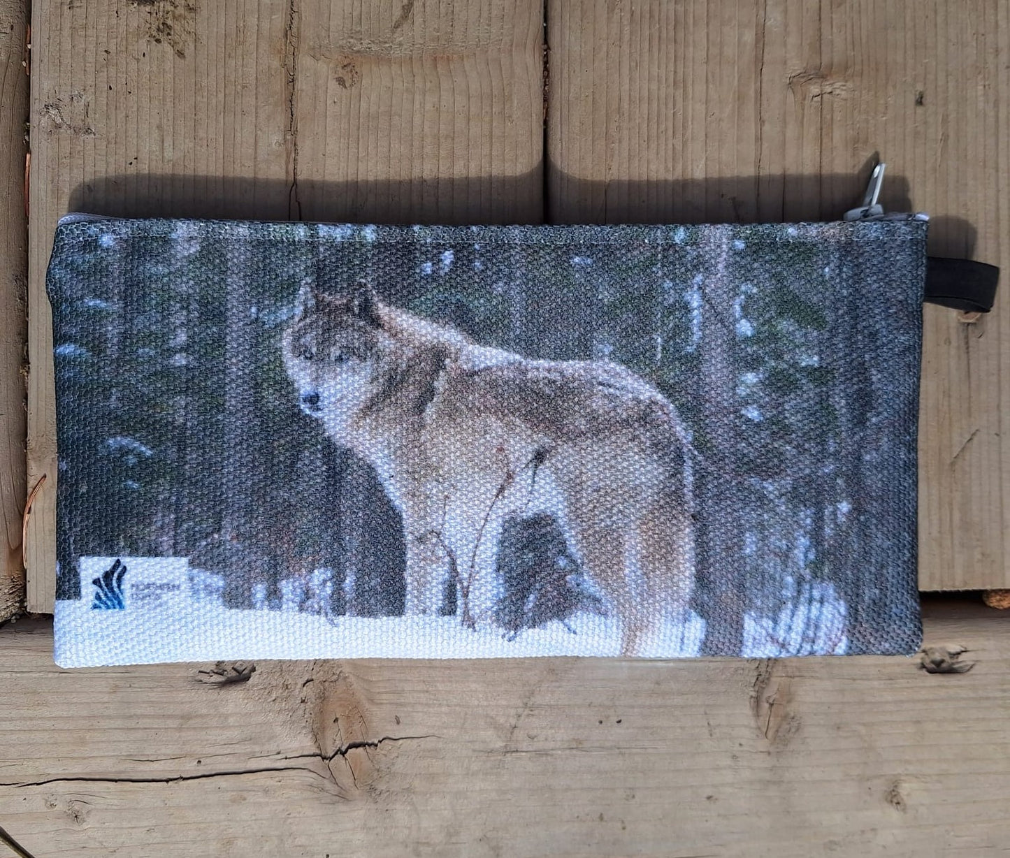 Pouch Featuring Our Resident Wolves