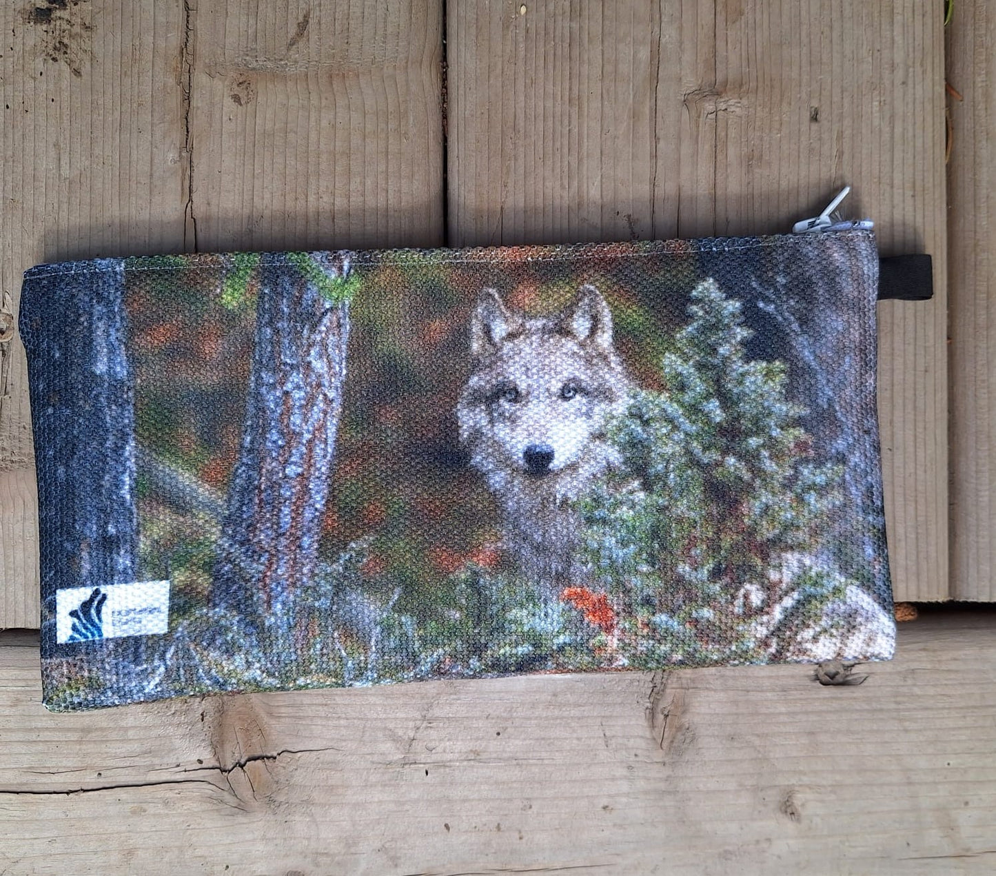 Pouch Featuring Our Resident Wolves