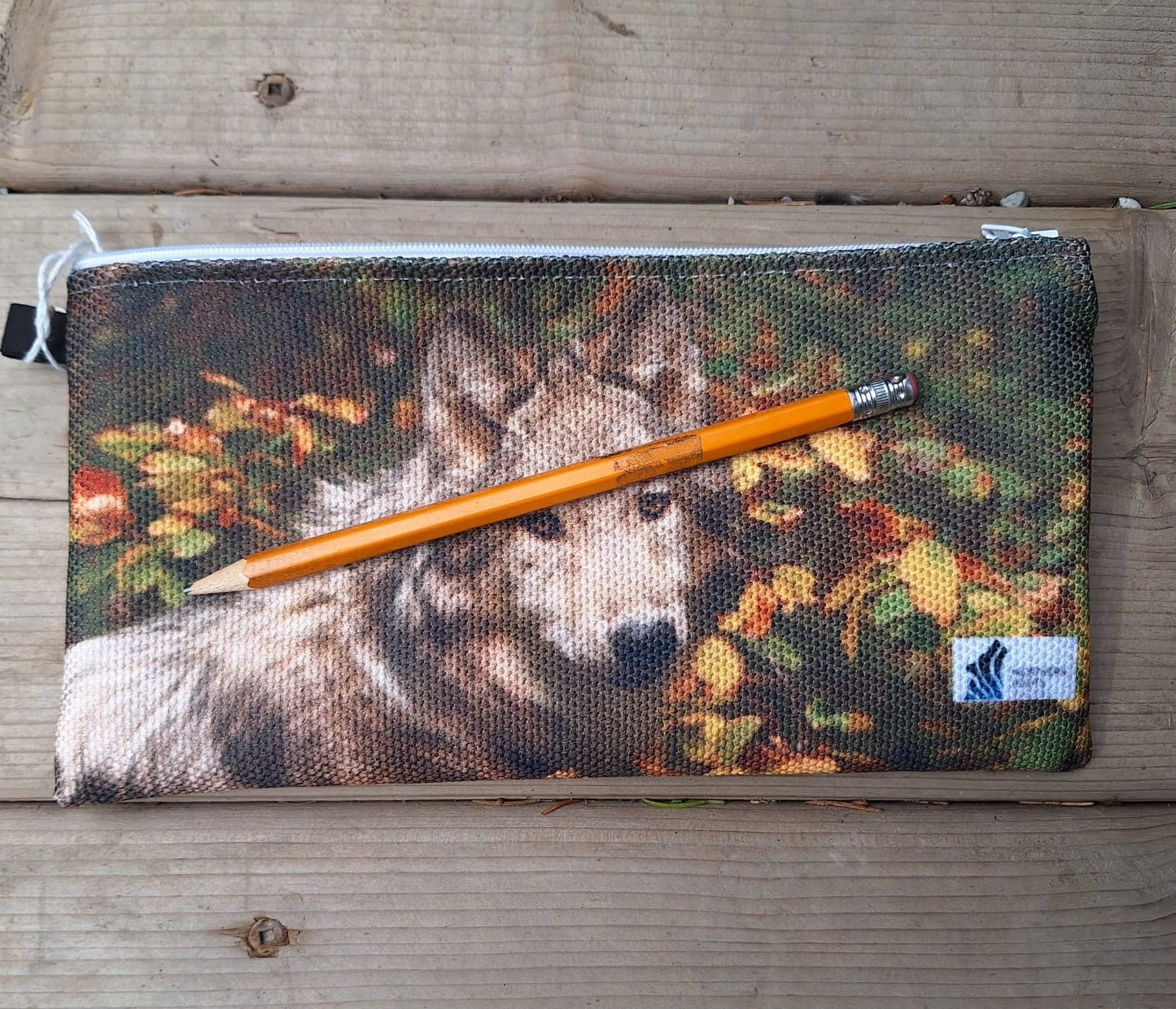 Pouch Featuring Our Resident Wolves