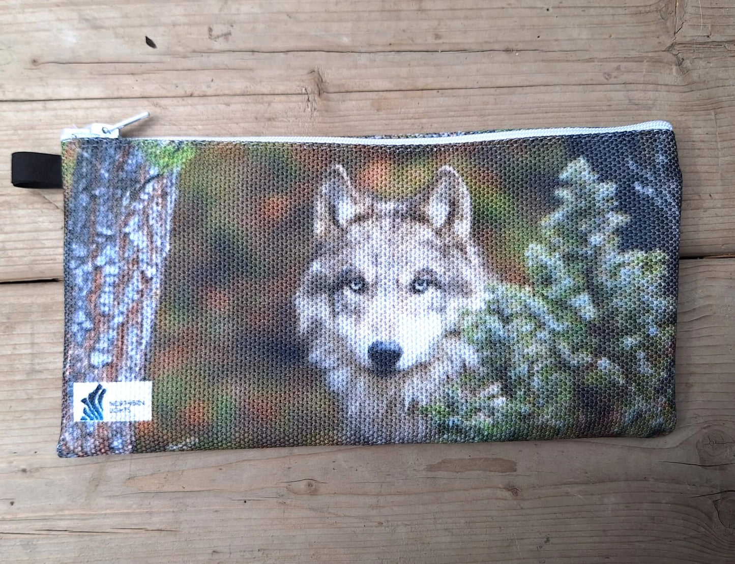 Pouch Featuring Our Resident Wolves