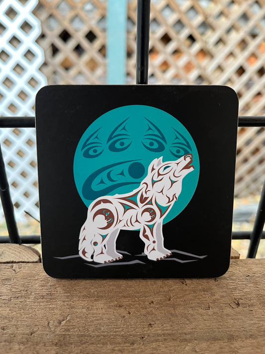 Howling Wolf Coaster