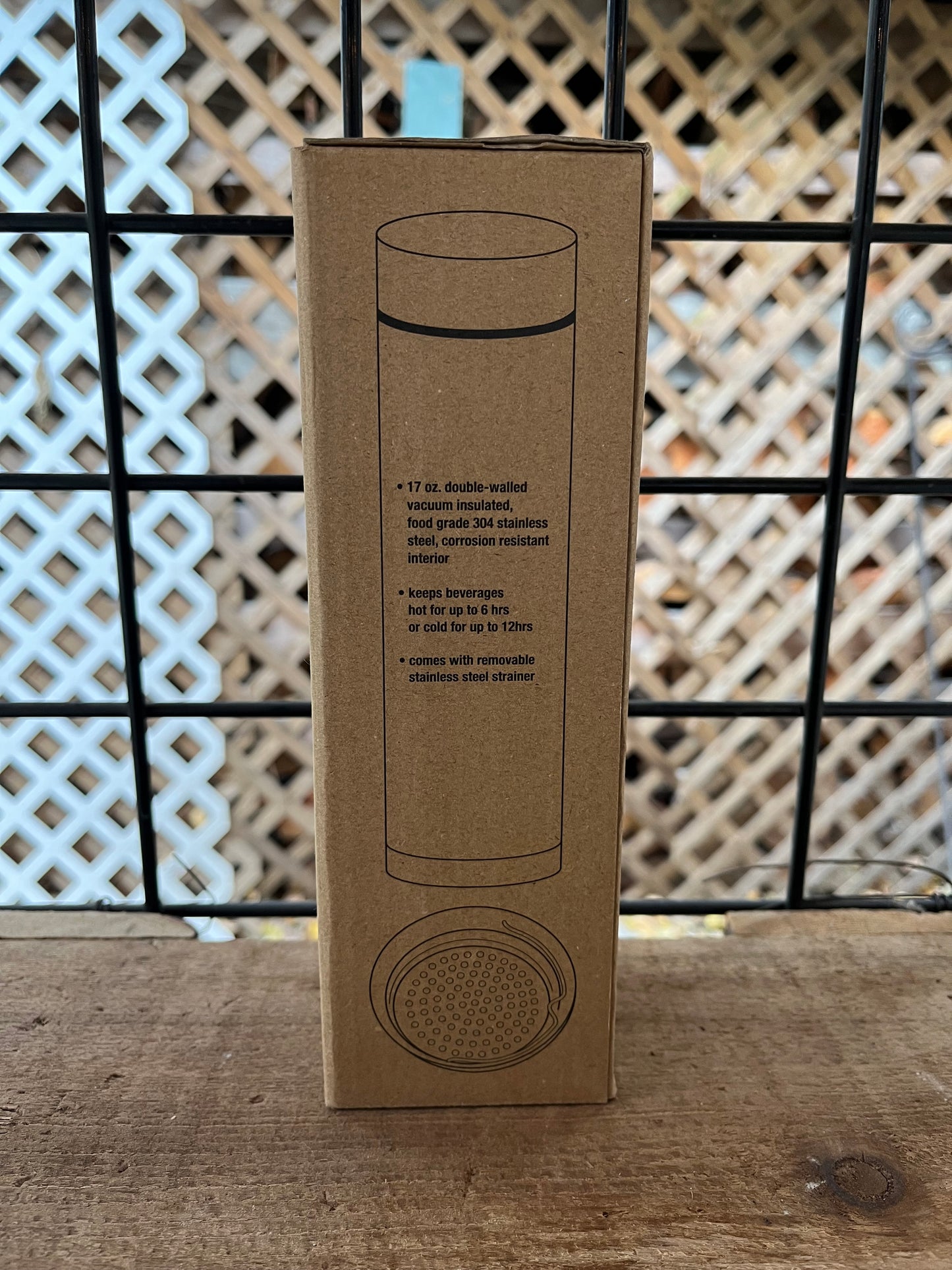 17oz Tumbler - Indigenous Wolf Design