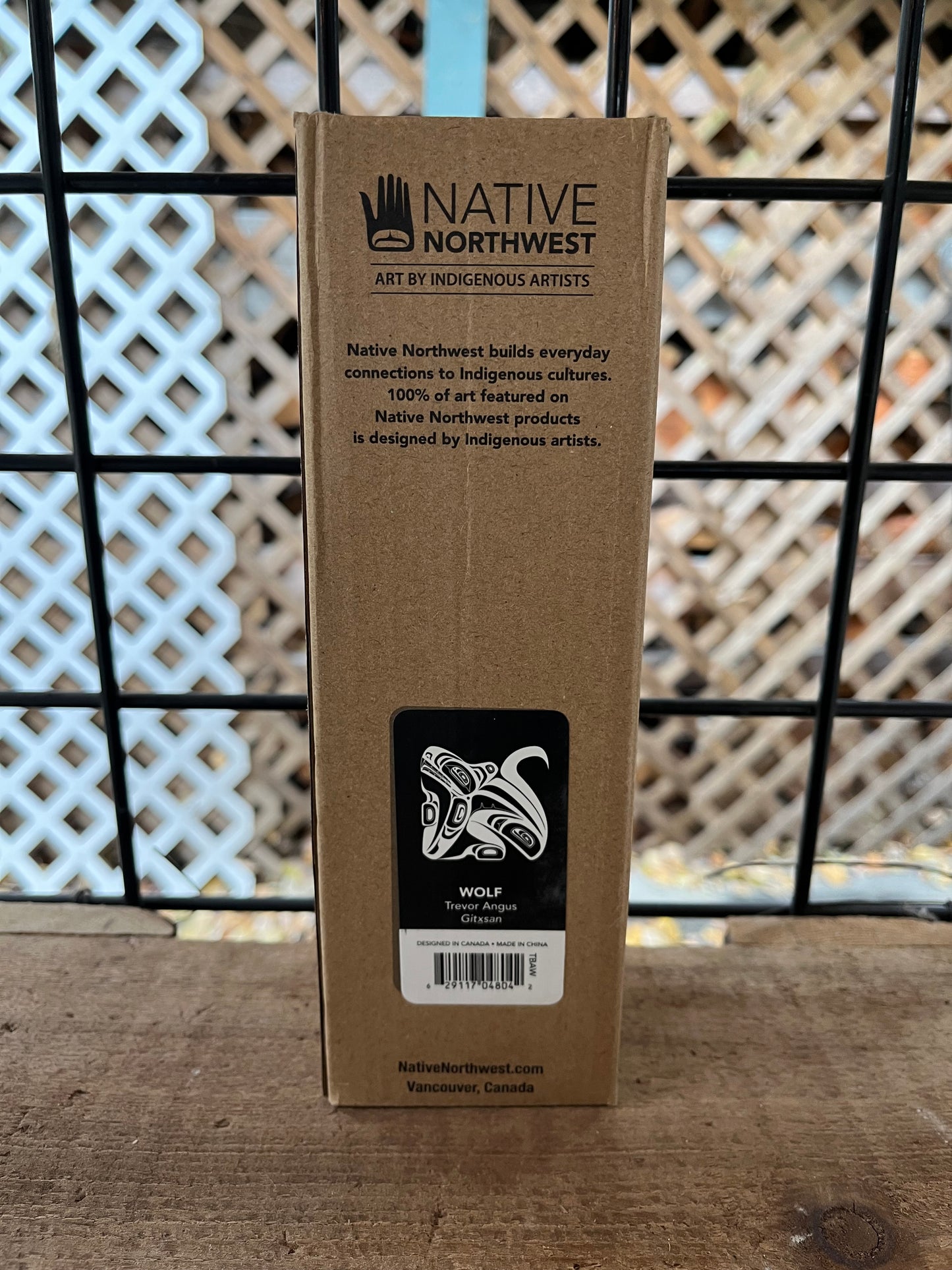 17oz Tumbler - Indigenous Wolf Design