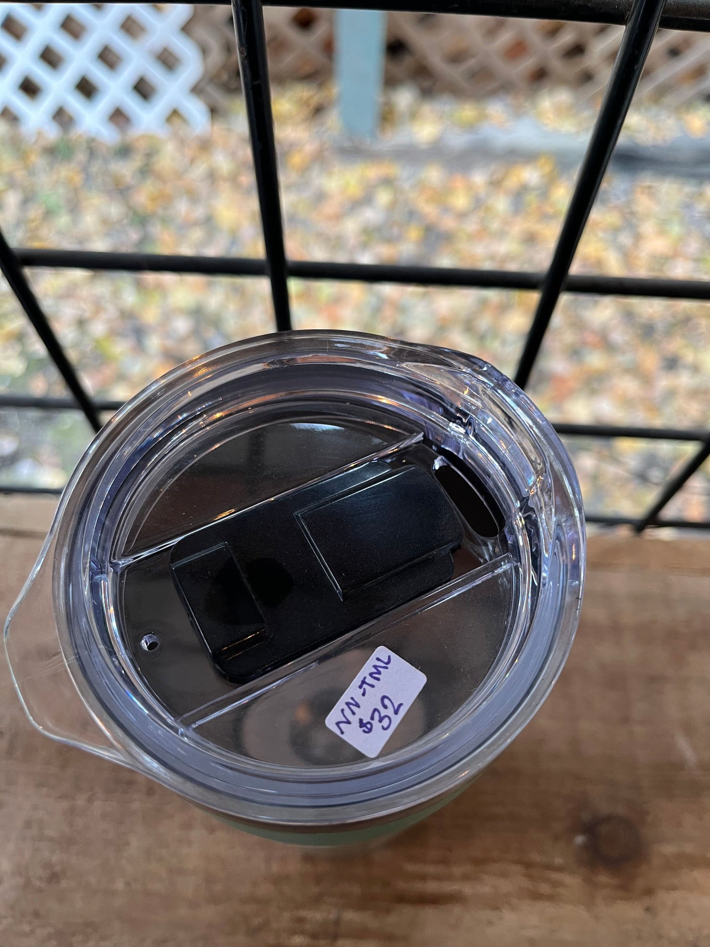 20oz Travel Mug - Indigenous Wolf Design