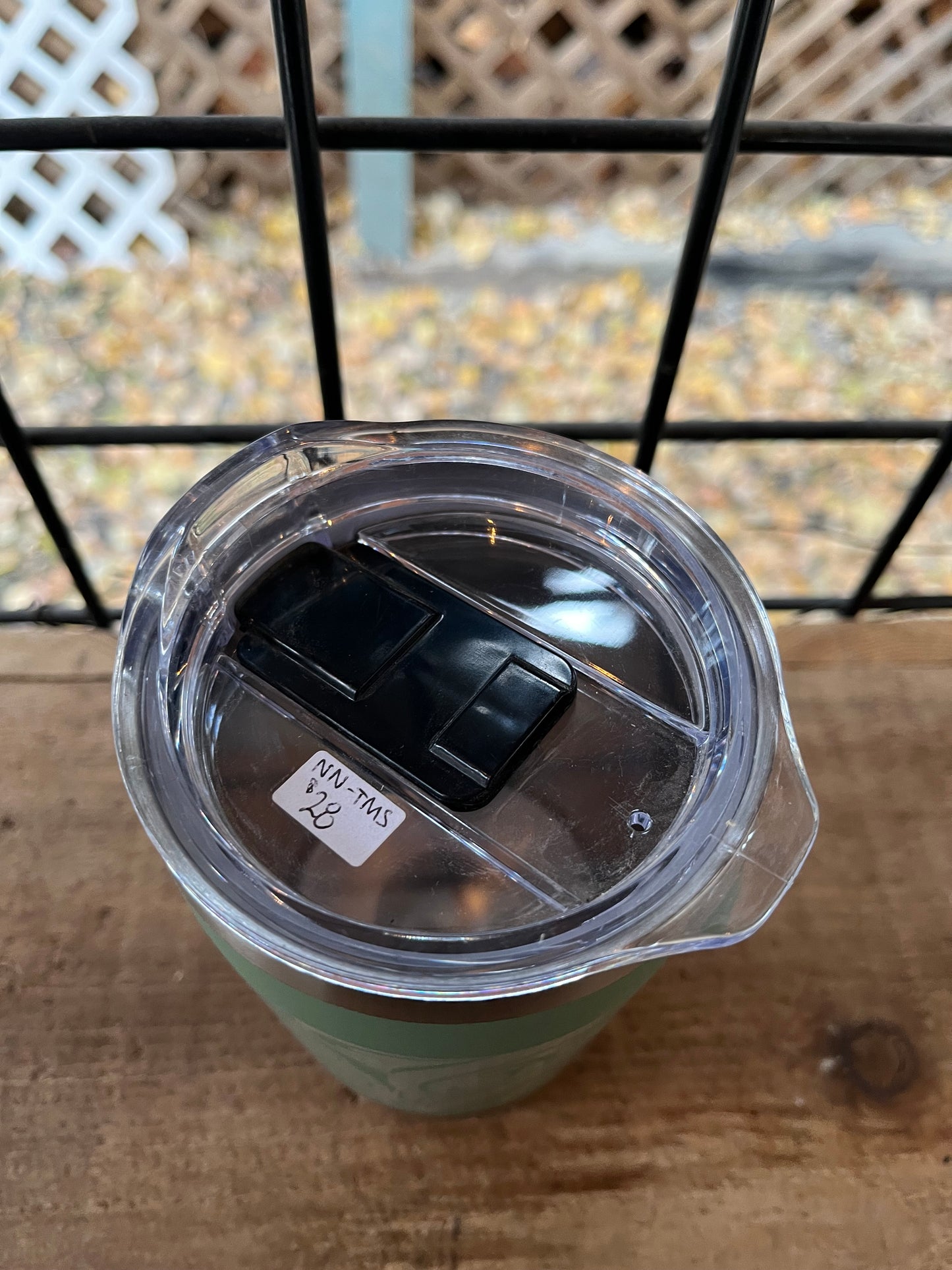 16oz Travel Mug - Indigenous Wolf Design