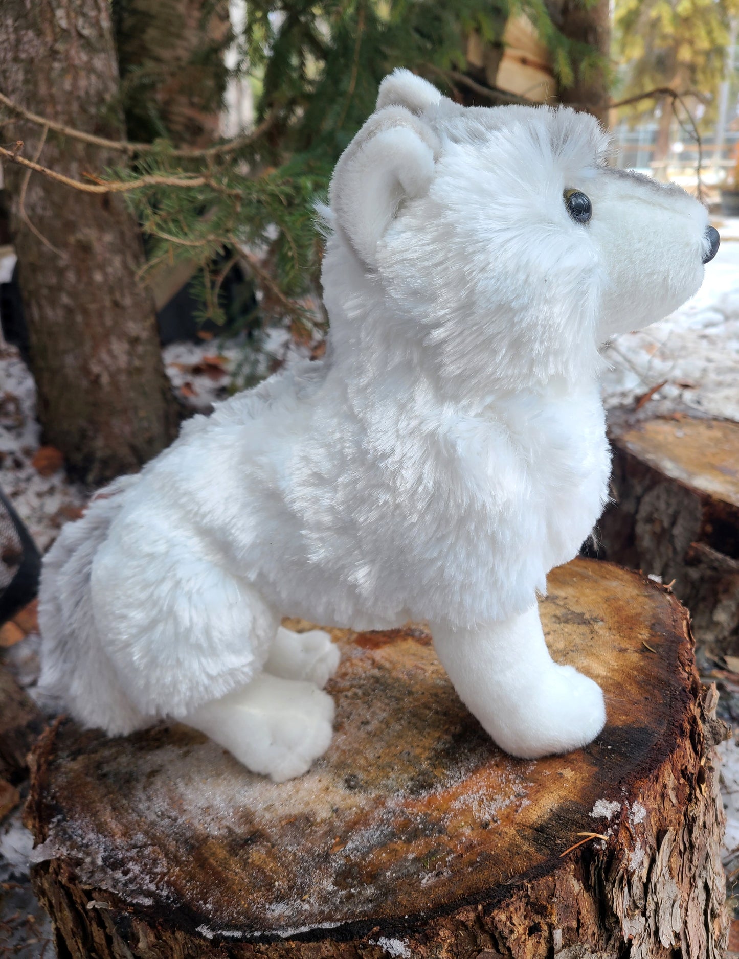 White Wolf 'Flora' Plushie - Wild Republic
